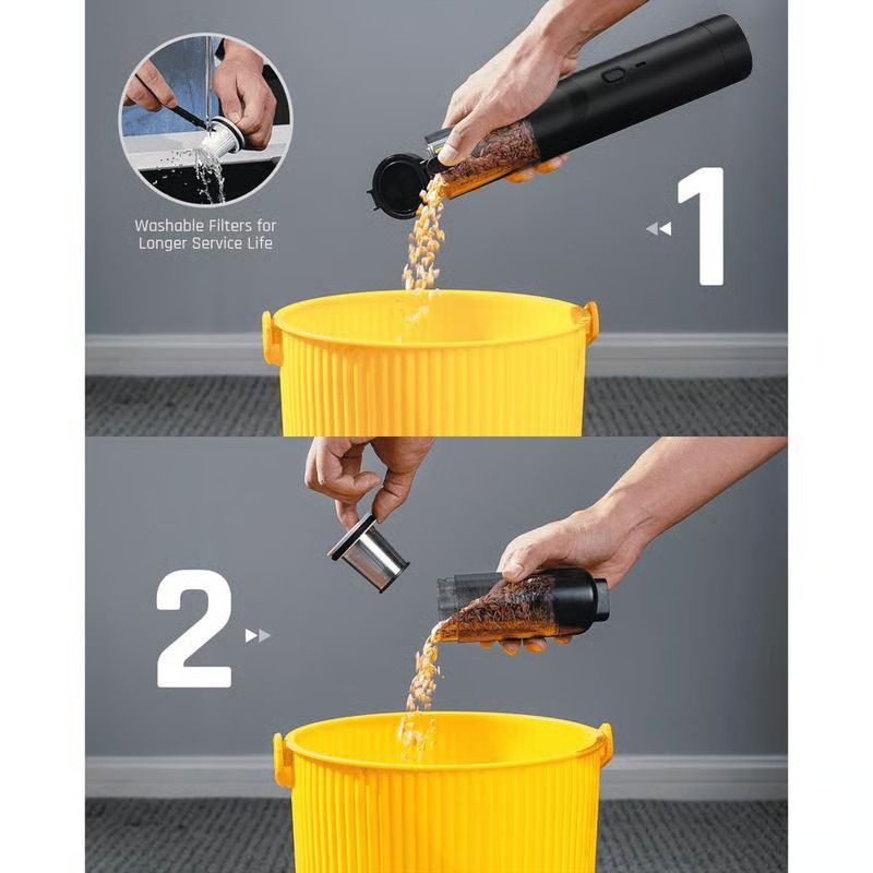 ⏳Limited Sale 50% OFF🔥Slim V8 Mate Cordless Car Vacuum – Powerful 13000Pa Suction! 🚗💨