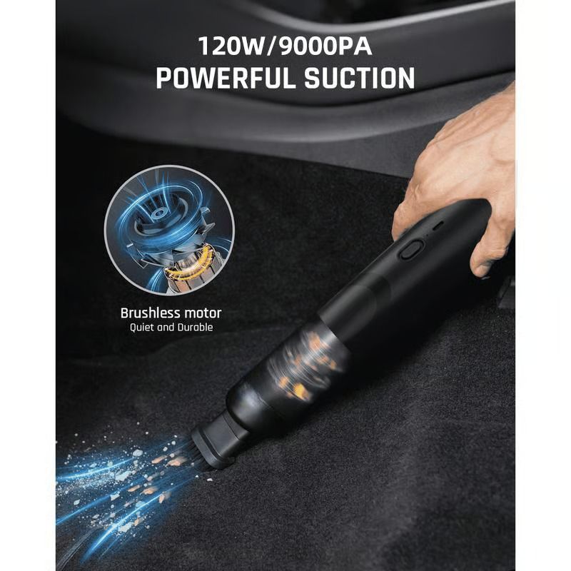 ⏳Limited Sale 50% OFF🔥Slim V8 Mate Cordless Car Vacuum – Powerful 13000Pa Suction! 🚗💨