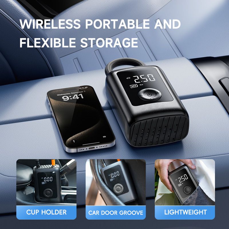 ⏳Limited Sale 50% OFF🔥2025 New Portable Air Pump Suitable For Cars And Motorcycles🚗🏍️