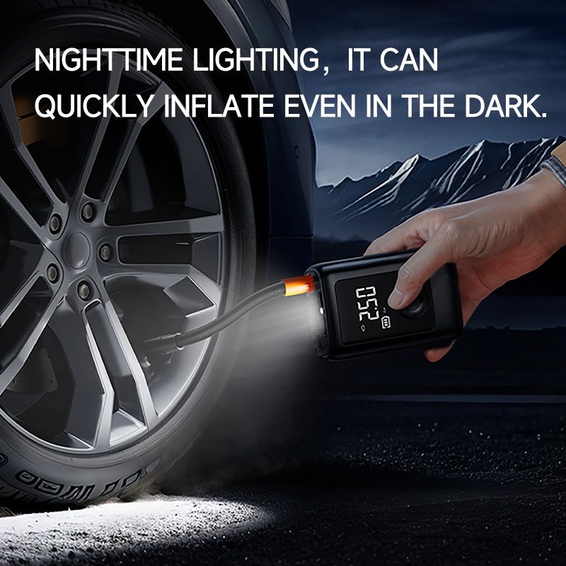 ⏳Limited Sale 50% OFF🔥2025 New Portable Air Pump Suitable For Cars And Motorcycles🚗🏍️