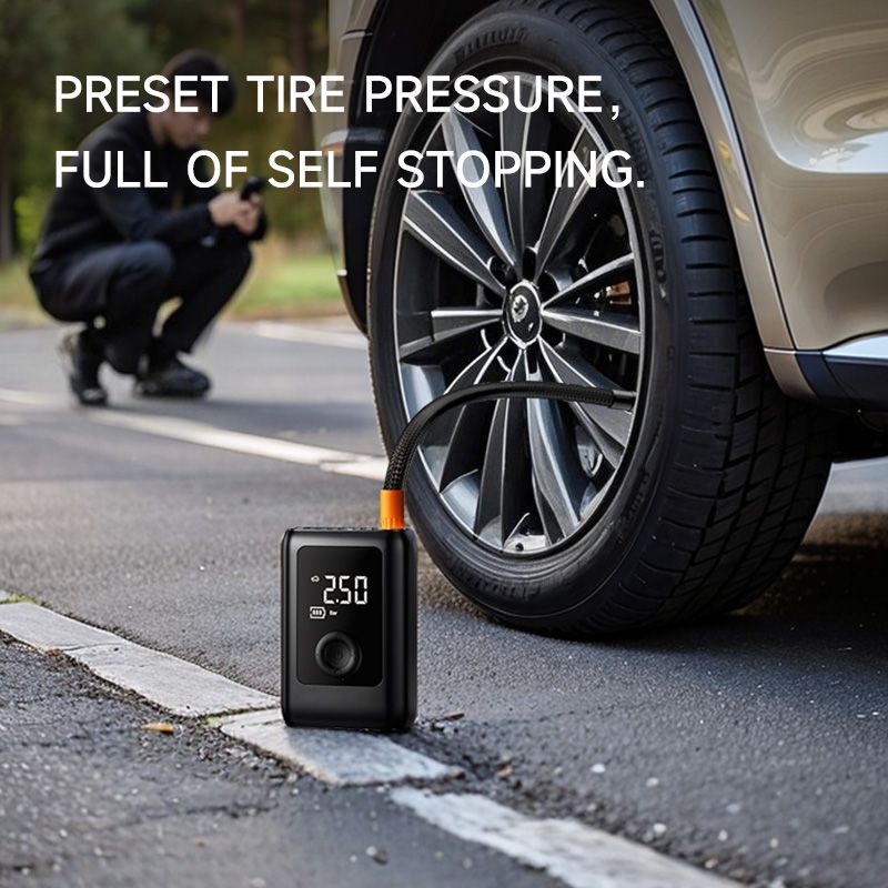 ⏳Limited Sale 50% OFF🔥2025 New Portable Air Pump Suitable For Cars And Motorcycles🚗🏍️