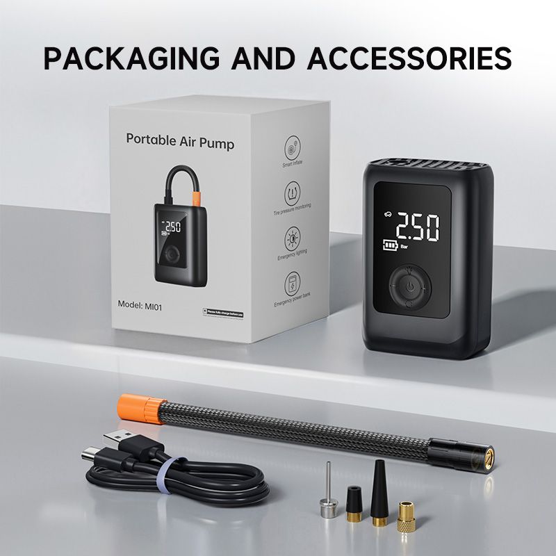 ⏳Limited Sale 50% OFF🔥2025 New Portable Air Pump Suitable For Cars And Motorcycles🚗🏍️