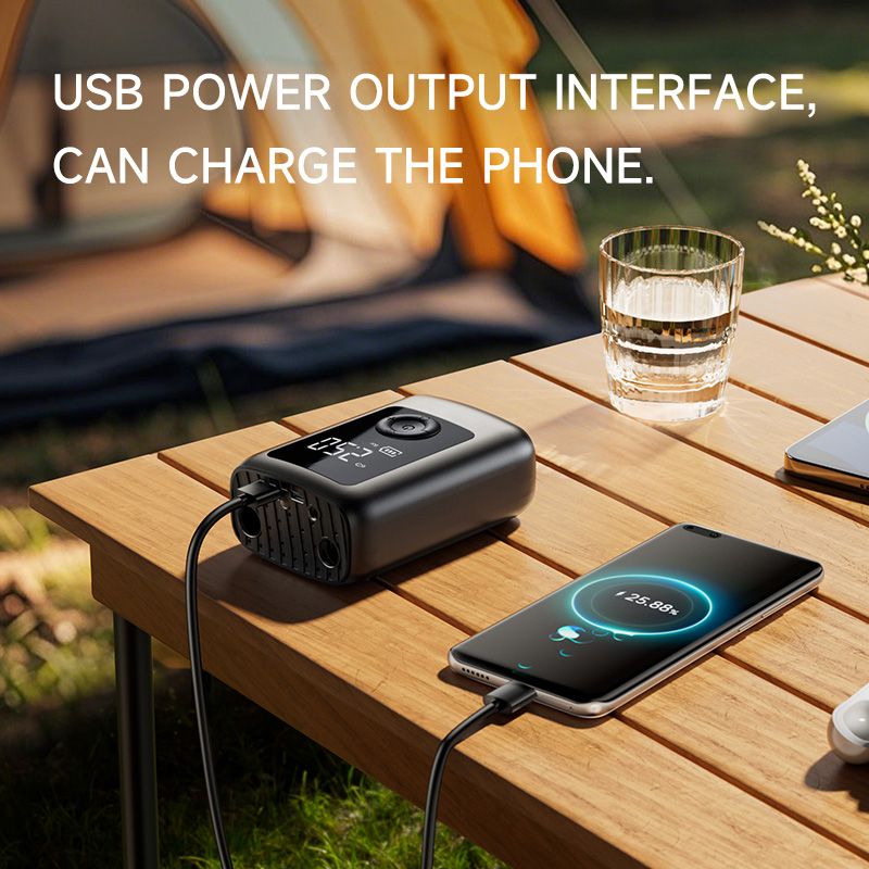 ⏳Limited Sale 50% OFF🔥2025 New Portable Air Pump Suitable For Cars And Motorcycles🚗🏍️