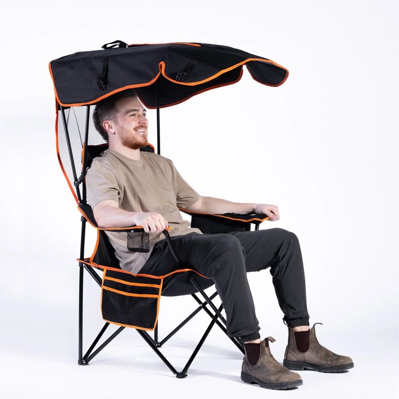 ⏳Limited Sale 50% OFF🔥🪑Mosquito-Repellent Folding Camp Chair | Outdoor Comfort Without the Bites 🌿🦟