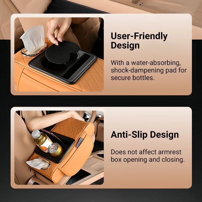 ⏳Limited Sale 50% OFF🔥Integrated Pressurized Multifunctional Car Armrest Heightening Pad🚘