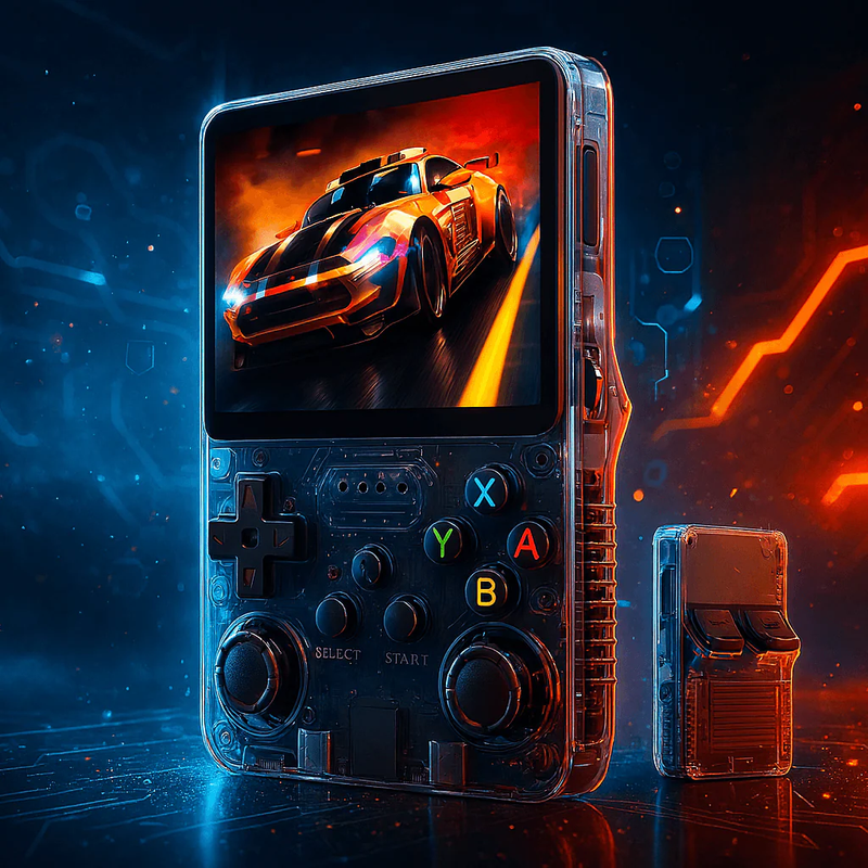 ⏳Limited Sale 50% OFF🔥R36S Retro Handheld Game Console – 10,000 Classic Games to Relive Your Childhood🎮
