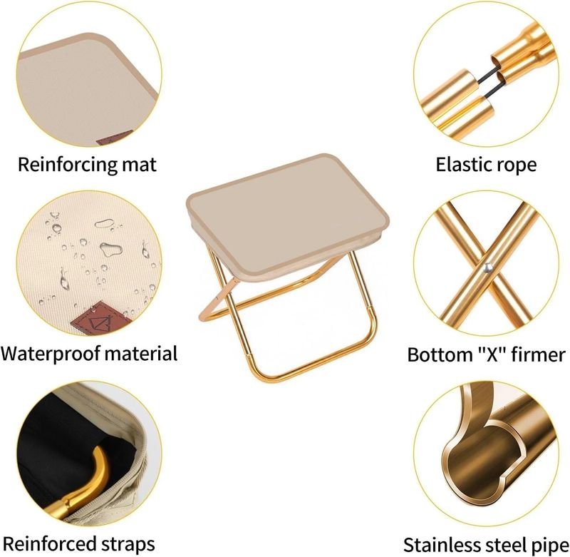 ⏳Limited Sale 50% OFF🔥Portable Lightweight Foldable Travel Stool🪑