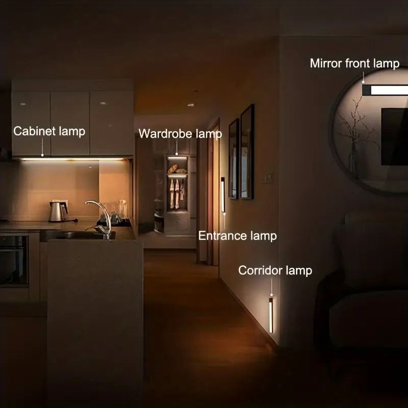 ⏳Limited Sale 50% OFF🔥Motion Sensor Cabinet Light With Voice Control🗣💡