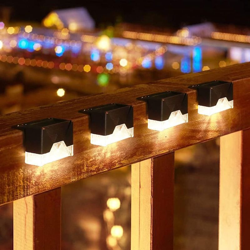 ⏳Limited Sale 50% OFF🔥5PCS-IN-A-PACK Radiant Solar Powered Waterproof Deck Lights for Outdoors☀️💡