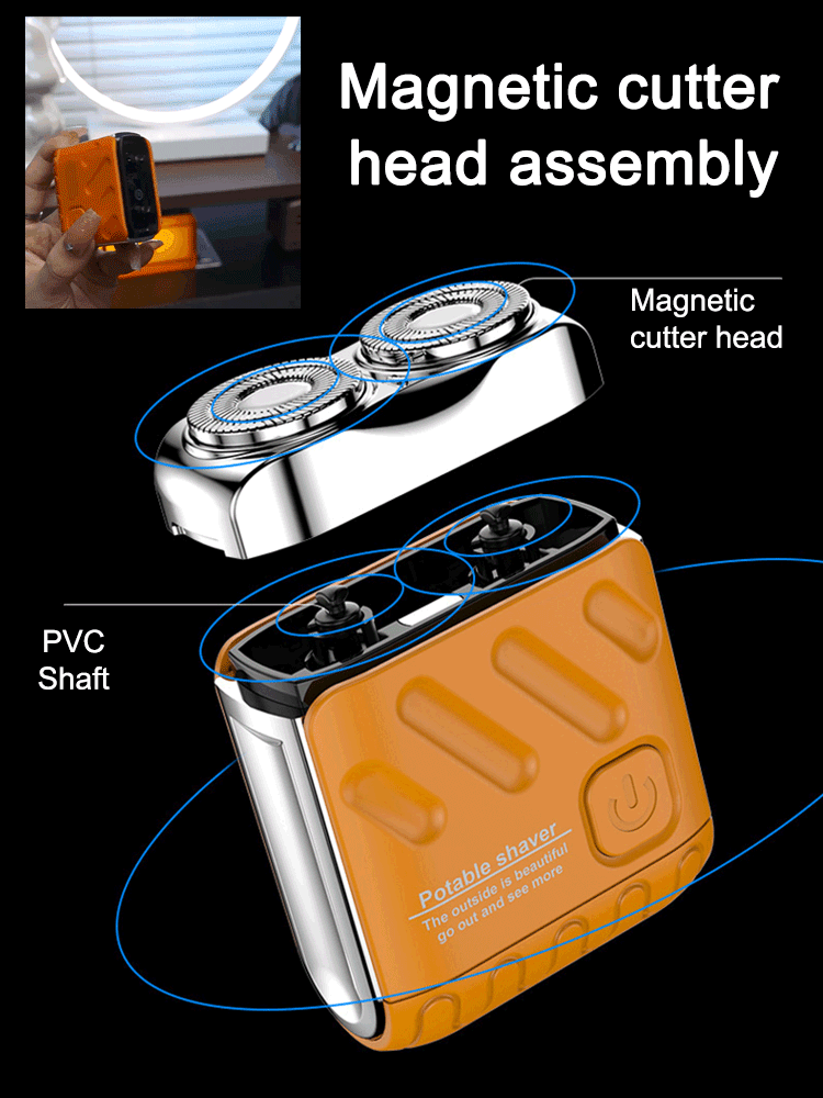 🎁 Small Steel Cannon Suspended Magnetic Blade Shaver 🪒