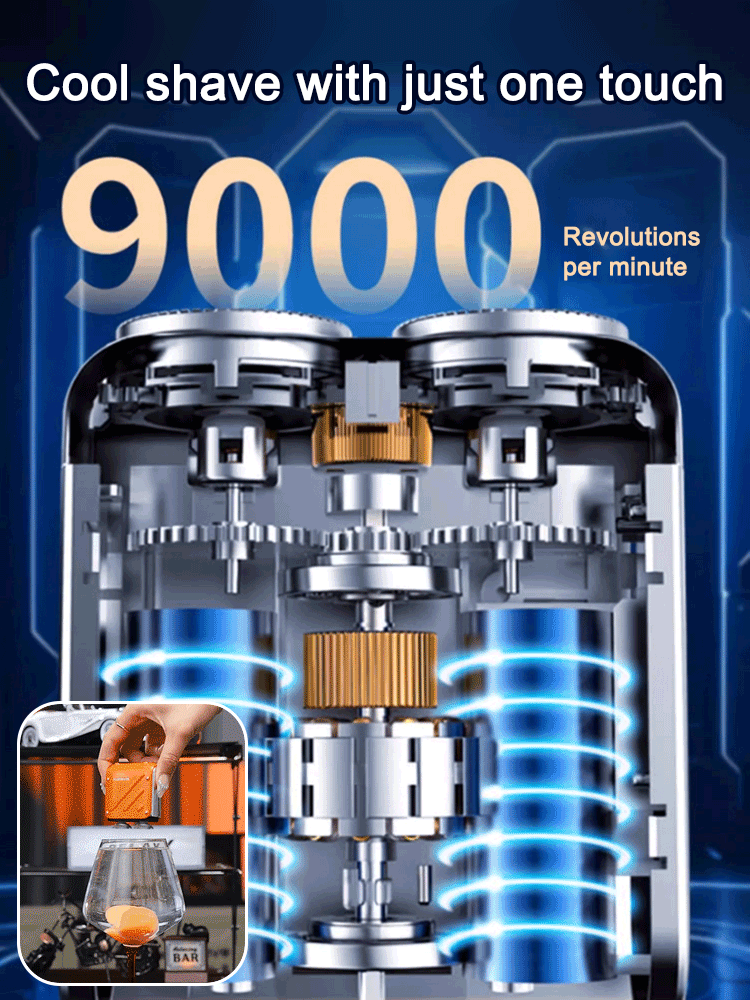 🎁 Small Steel Cannon Suspended Magnetic Blade Shaver 🪒