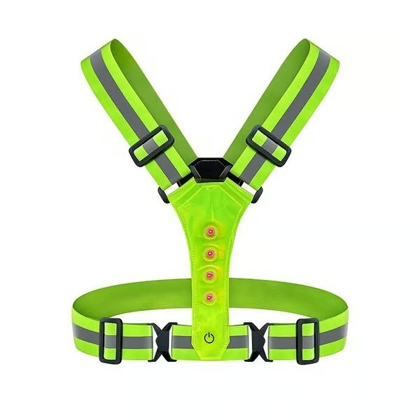 LED Reflective Vest Running Gear
