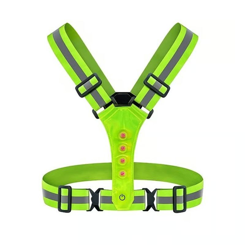 LED Reflective Vest Running Gear