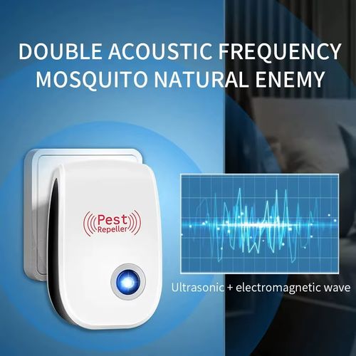 Sensor humanitário de ultrassom para dissuadir insetos, ratos e baratas e repelir pragas