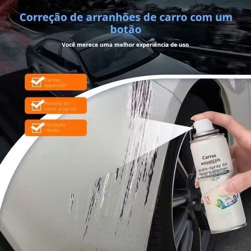 Restauração de arranhões na pintura do carro, esmalte intermediário, esmalte base para plástico, tinta spray autônoma