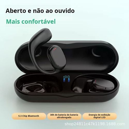 Fones de ouvido sem fio HiFi estéreo, fones de ouvido sem fio com ENC cancelamento de ruído microfone, controle de toque, fones de ouvido sem fio in-ear