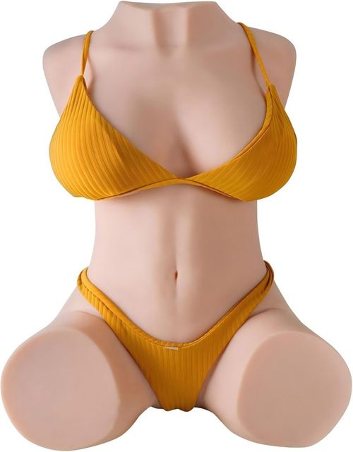 Pocket Pussy Silicone Doll with Realistic Vagina Anal Big Breasts