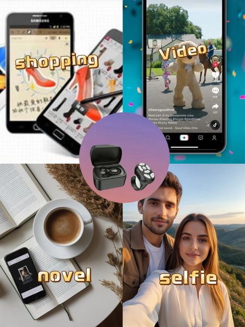Multifunctional Mobile Phone Ring Remote Control