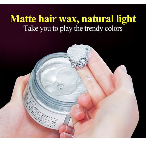 Disposable dyeing and styling hair coloring wax (2 boxes)