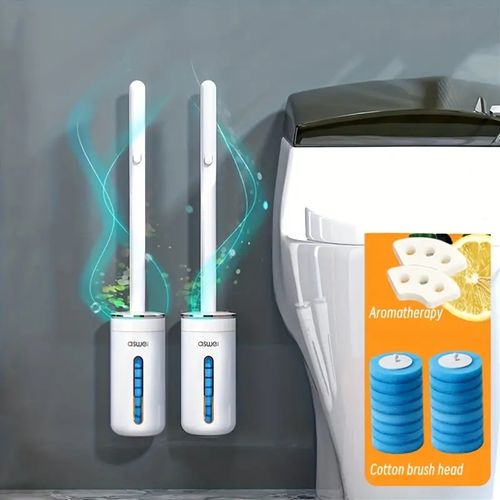 Upgraded Design Of Toilet Brush And Bracket Set