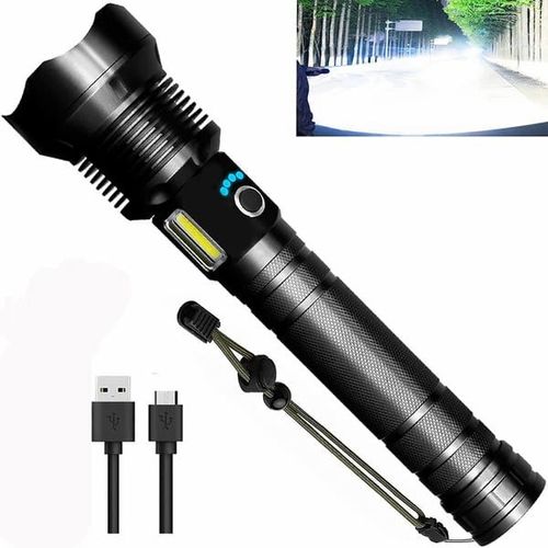 🔥HOT SALE 49% OFF🔥 - LED Rechargeable Tactical Laser Flashlight 90000 High Lumens