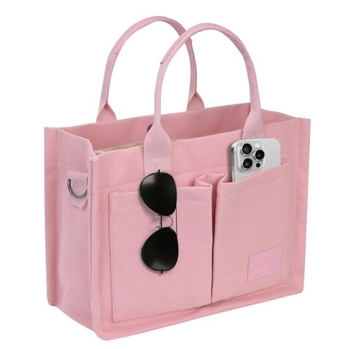 Women's Canvas Crossbody Bag, Retro Top Handle Satchel with Adjustable Strap for Daily Use