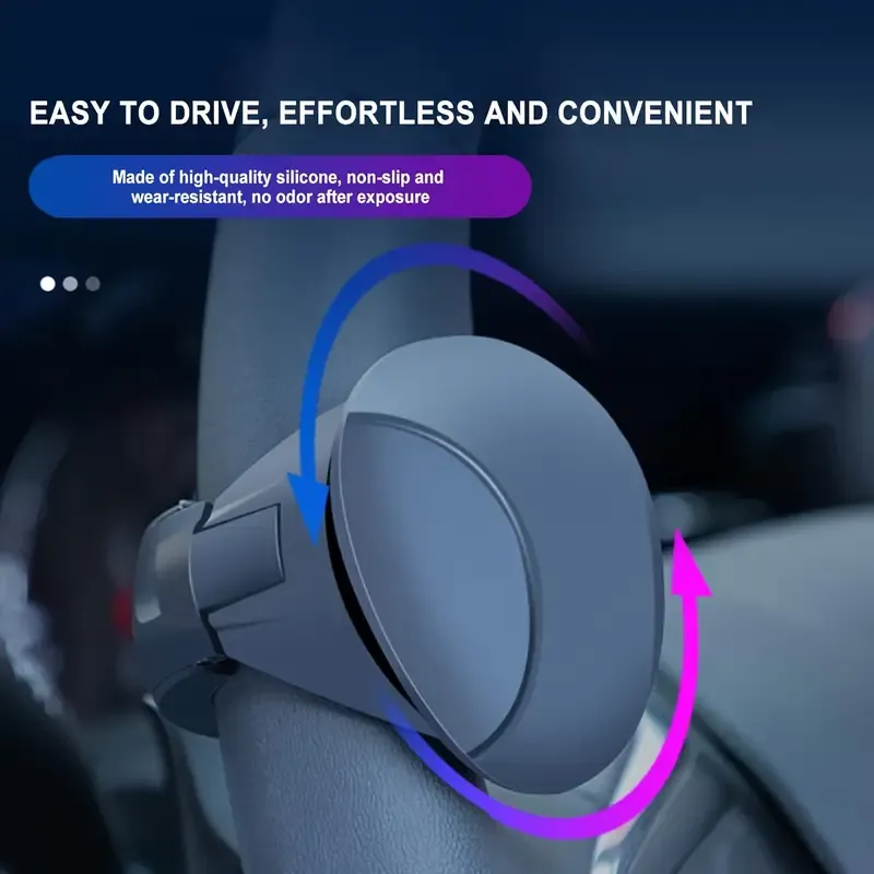 Car Steering Wheel Assist Driving Booster Ball One-hand Control Non-slip Silicone Steering Wheel Knob