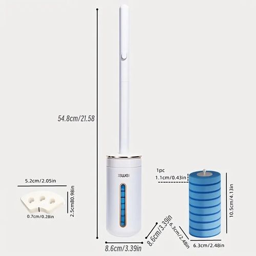 Upgraded Design Of Toilet Brush And Bracket Set