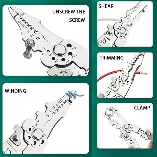 🔥Multifunctional Wire Stripper Crimper Cable Cutter Pliers