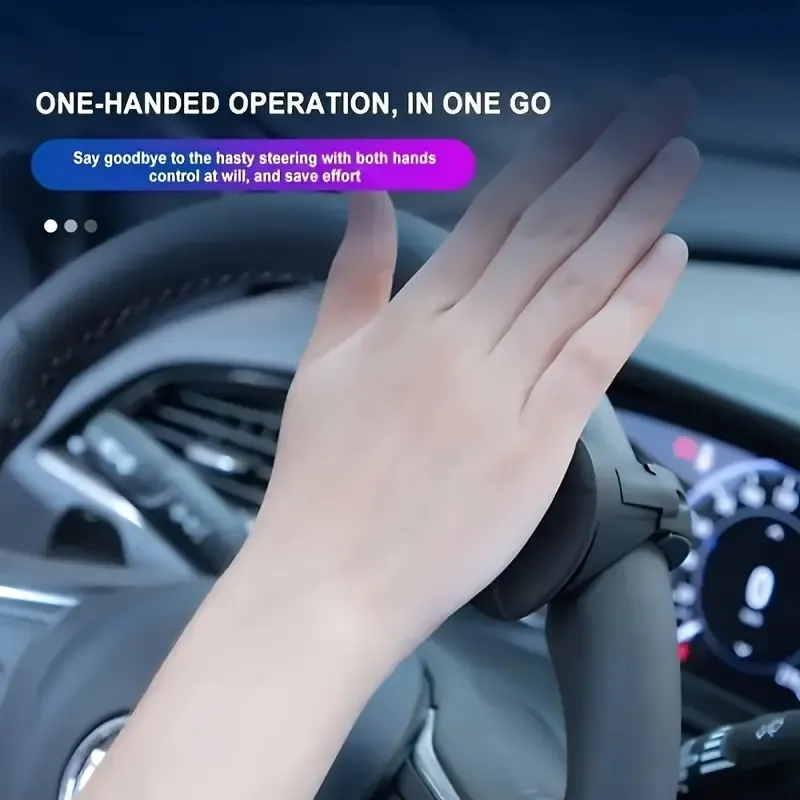 Car Steering Wheel Assist Driving Booster Ball One-hand Control Non-slip Silicone Steering Wheel Knob
