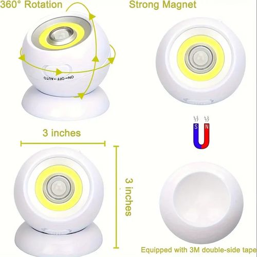 1pc 360° Motion Activated Portable Night Light