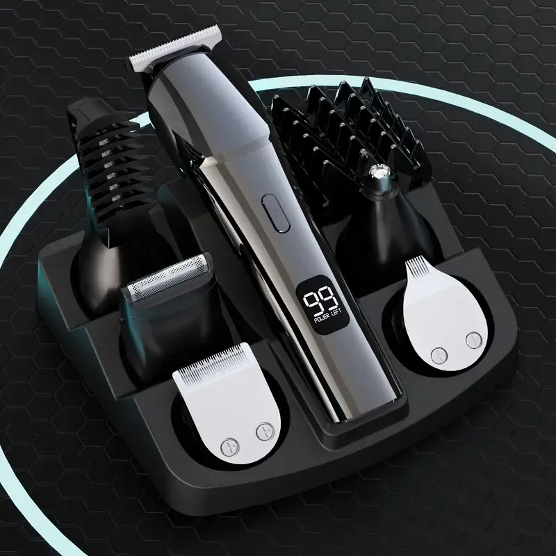 Hair Clippers for Men with Electric Razor, Shavers, Trimmers for Mustache, Body, Face, Nose & Ear Hair - Perfect Gifts for Him