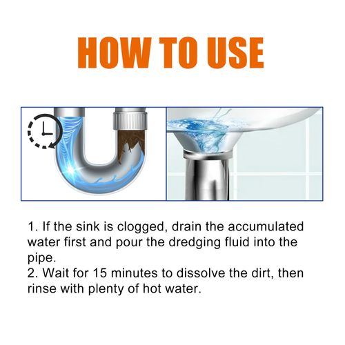 🔥Pipeline Dredging Agent for Kitchen and Toilet Pipelines-Dissolves 200+ Blockages and Kills 90% of Bacteria
