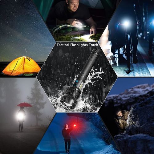 🔥HOT SALE 49% OFF🔥 - LED Rechargeable Tactical Laser Flashlight 90000 High Lumens