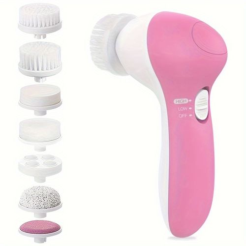 5 in 1 Electric Spin Brush Facial Cleaning Apparatus