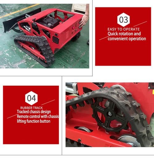 Gasoline Remote Control Lawn Mower and Robotic Lawn Mower for Agriculture