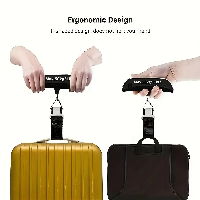 50 kg High Quality Portable LCD Display Hanging Digital Luggage Weighing Scale