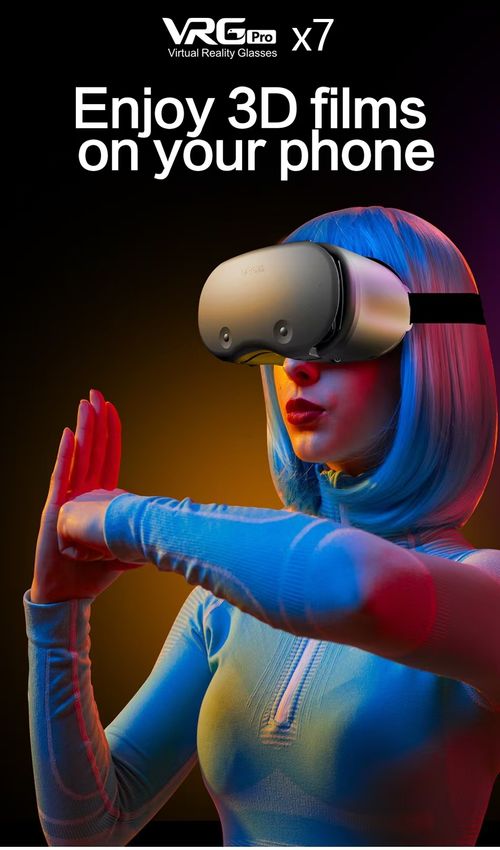 Virtual Reality Glasses for 3D movie