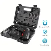 Tools Box Kit Set With Electric Drill Machine