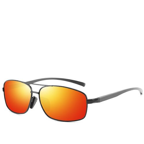 Ultra Lightweight Rectangular Polarized Sunglasses UV400 Protection