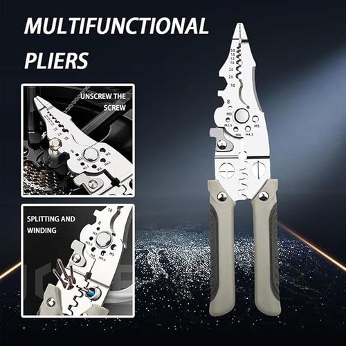 🔥Multifunctional Wire Stripper Crimper Cable Cutter Pliers