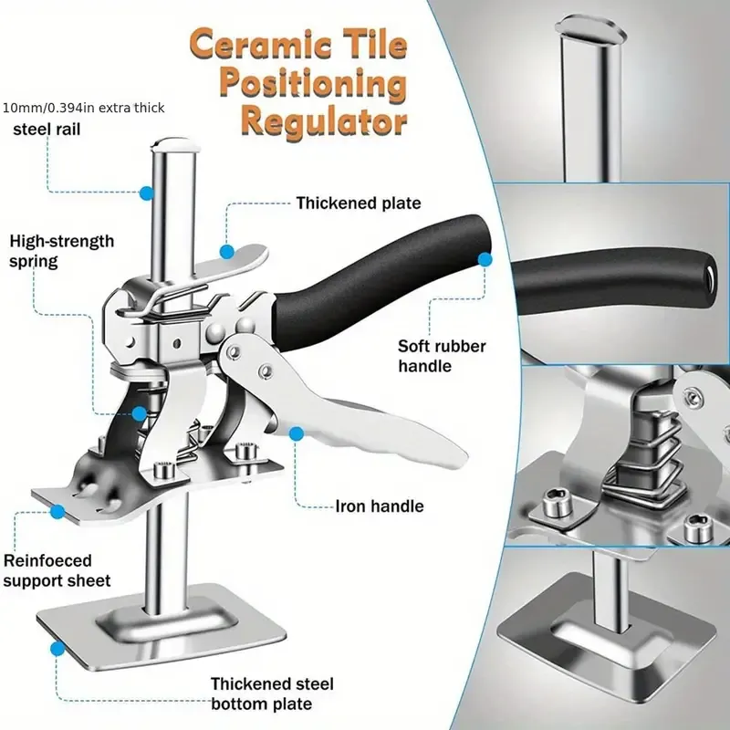 Multi-Function Arm Tool Lift - Labor-Saving, Height Adjustable, Wall Tile Locator, Door Panel Lifting, Cabinet Jack Board Lifter - Easy Installation, Space-Saving Design