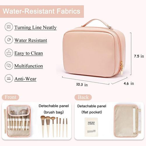 Multi-Compartment Toiletry Cosmetics Bag