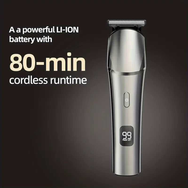 Hair Clippers for Men with Electric Razor, Shavers, Trimmers for Mustache, Body, Face, Nose & Ear Hair - Perfect Gifts for Him