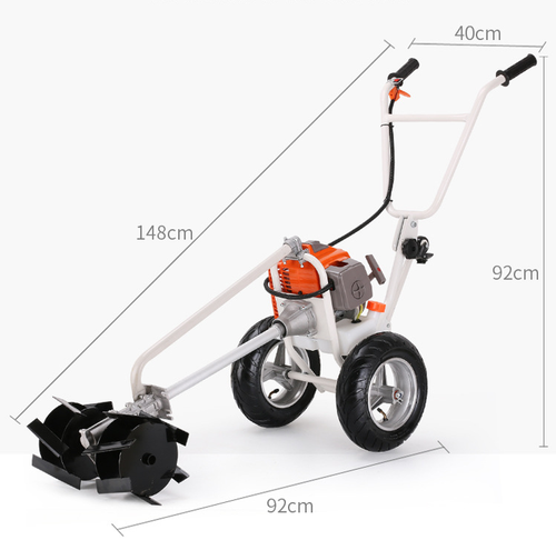 Handpush Brush Cutter With Plower