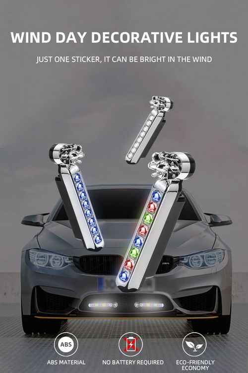 Buy 1 Get 1 Free（2PCS） Automatic Wind Power LED Car Decorative Lights