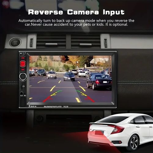 HD Touch Screen Car Multimedia Player Audio With Mirror Link USB FM Autoradio