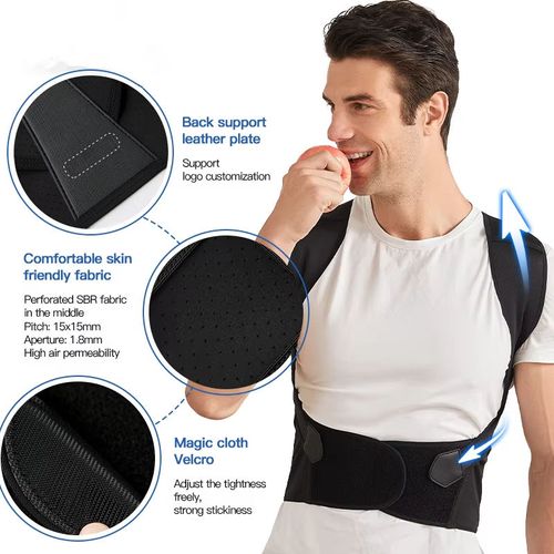 Professional Back Support Belt Posture Corrector Back With Adjustable Strap Brace Shoulder Band Correction Belt Adolescent Adult