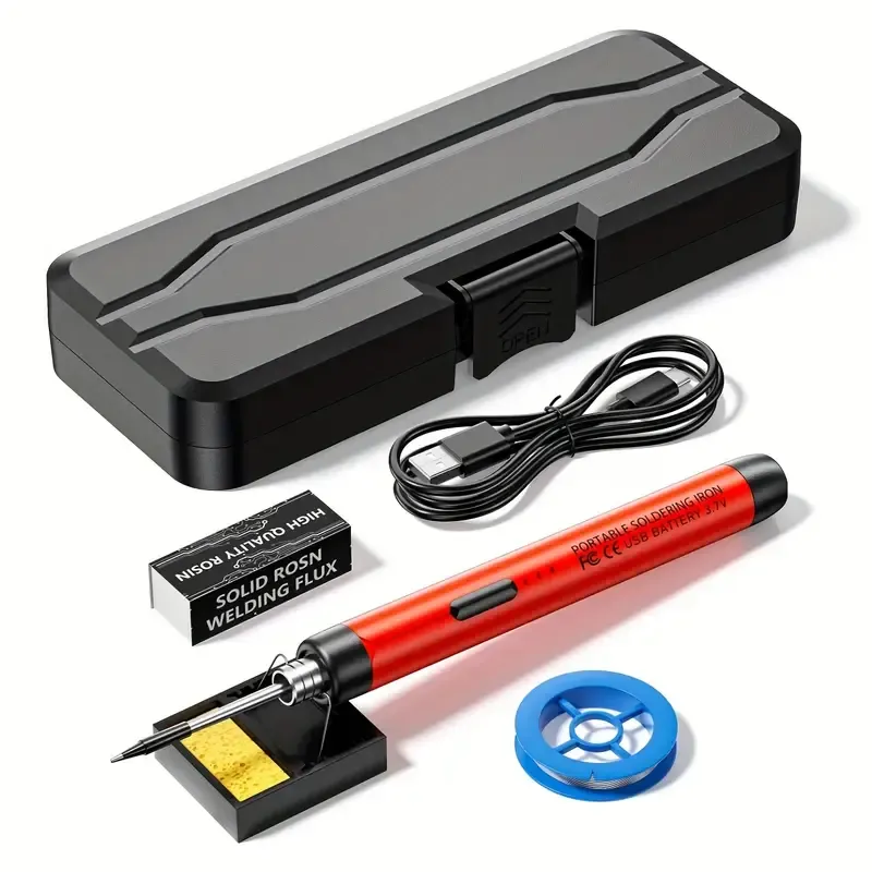 Portable soldering iron rechargeable soldering iron cordless soldering iron kit