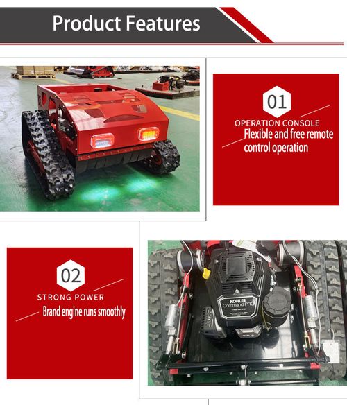 Gasoline Remote Control Lawn Mower and Robotic Lawn Mower for Agriculture